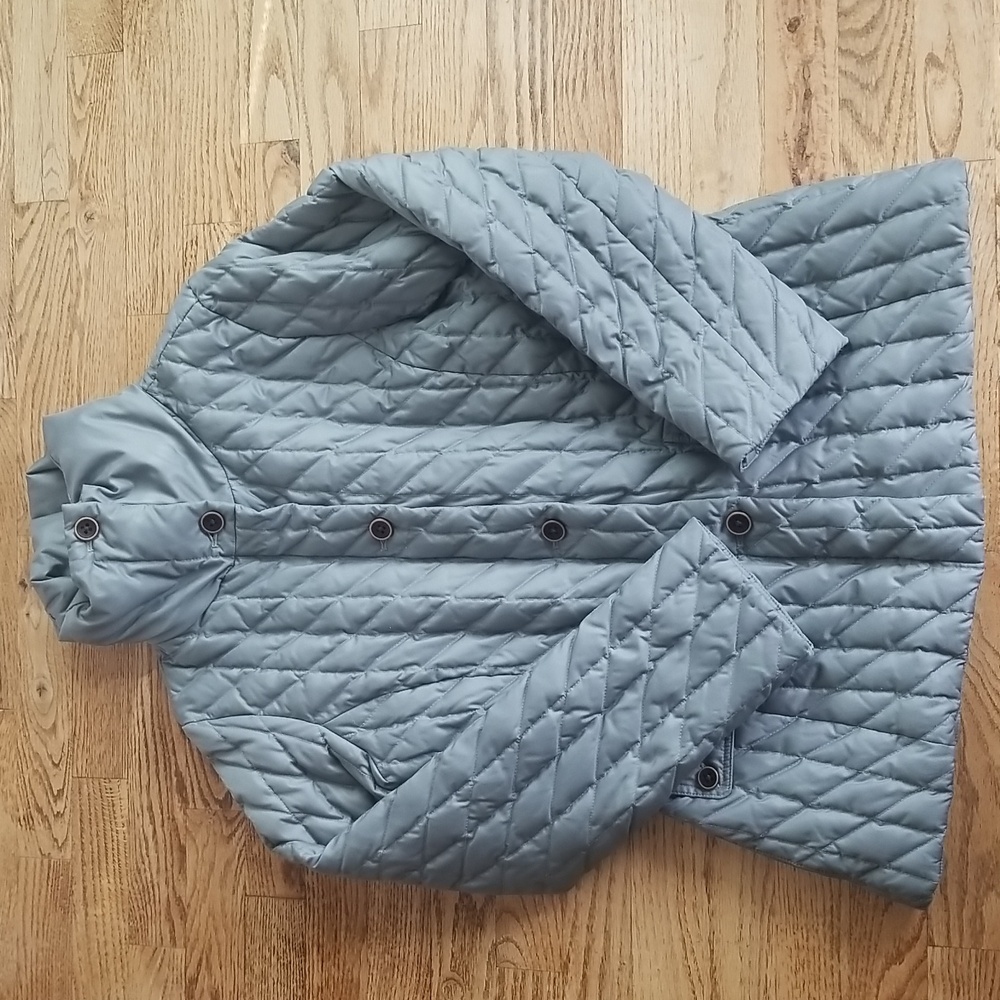(M) Eddie Bauer Quilted Down Filled Jacket Outside Cozy Seasonal Snow Cold